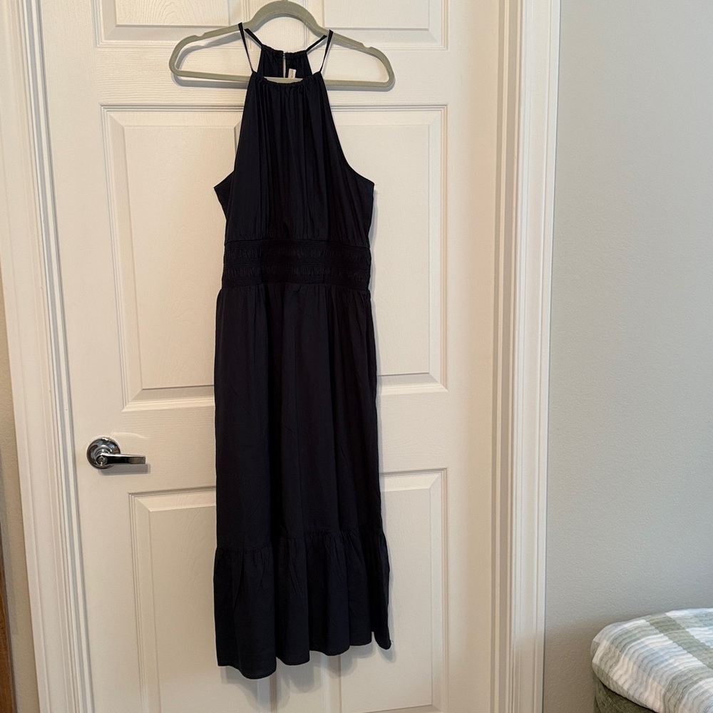 A new day navy blue midi dress